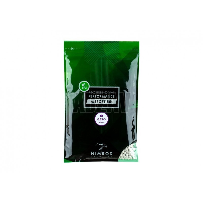 ABZAV|0.32g Bio BB Professional Performance 3125rds White Nimrod