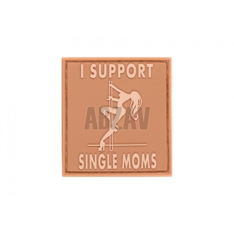 ABZAV|I Support Single Mums Rubber Patch Desert JTG