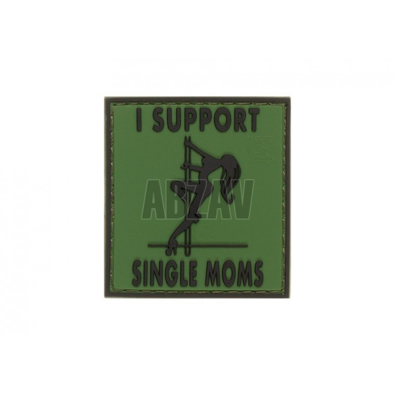 ABZAV|I Support Single Mums Rubber Patch Forest JTG