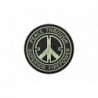 ABZAV|Peace Rubber Patch Glow in the Dark JTG