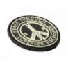 ABZAV|Peace Rubber Patch Glow in the Dark JTG