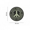 ABZAV|Peace Rubber Patch Glow in the Dark JTG