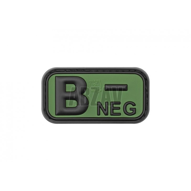 ABZAV|Bloodtype Rubber Patch B Neg Forest JTG