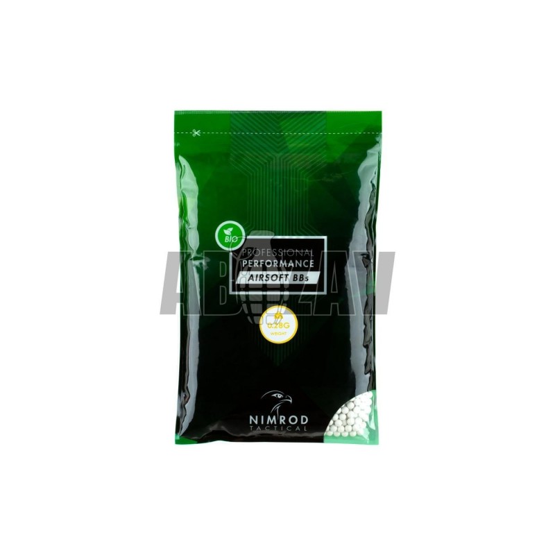 ABZAV|0.28g Bio BB Professional Performance 3570rds White Nimrod