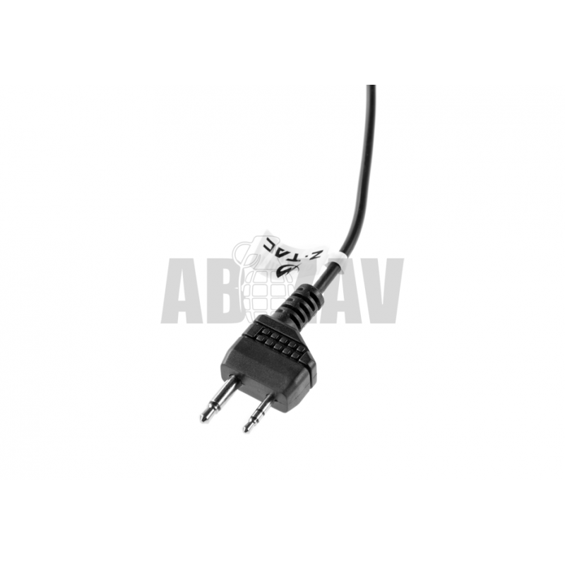 ABZAV|FBI Style Acoustic Headset Midland Connector Black Z-Tactical