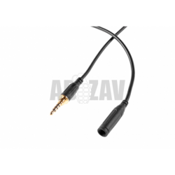 ABZAV|FBI Style Acoustic Headset Midland Connector Black Z-Tactical