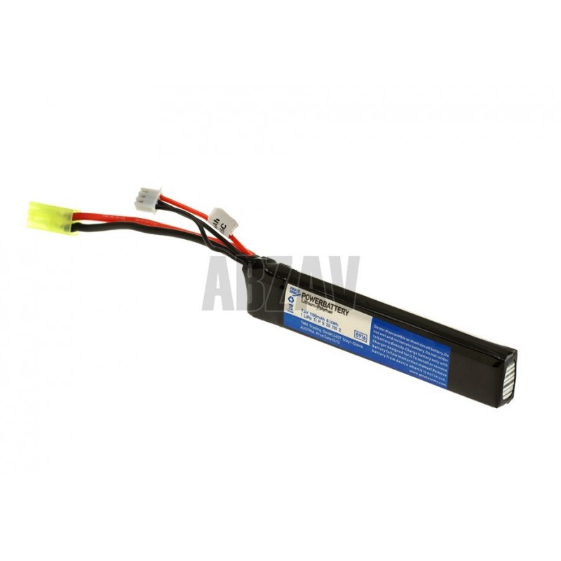ABZAV|LiPo 7.4V 1100mAh 20C Stock Tube Type   Pirate Arms