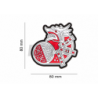 ABZAV|Viking Dragon Ship Head Rubber Patch Color JTG