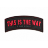 ABZAV|This is the Way Rubber Patch Color JTG