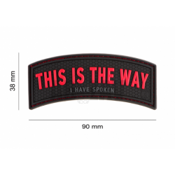 ABZAV|This is the Way Rubber Patch Color JTG