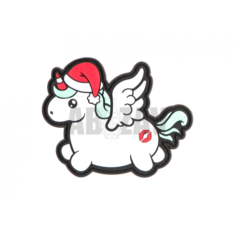 ABZAV|Christmas Unicorn Rubber Patch Color JTG