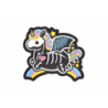 ABZAV|Skeleton Unicorn Rubber Patch Color JTG