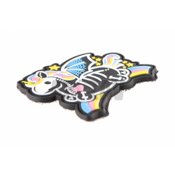 ABZAV|Skeleton Unicorn Rubber Patch Color JTG