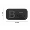 ABZAV|Bloodtype Rubber Patch B Neg Blackops JTG