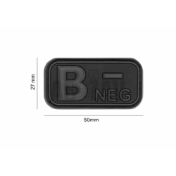 ABZAV|Bloodtype Rubber Patch B Neg Blackops JTG