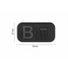ABZAV|Bloodtype Rubber Patch B Neg Blackops JTG