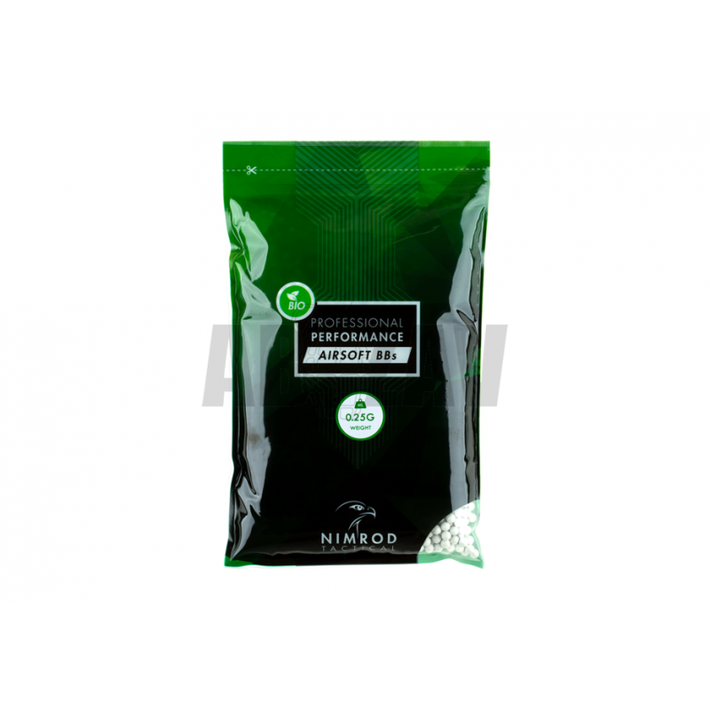ABZAV|0.25g Bio BB Professional Performance 4000rds White Nimrod