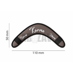 ABZAV|Karma Returns Rubber Patch Brown JTG
