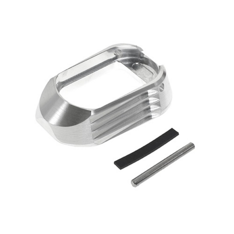 ABZAV|Alluminium Magwell Match Grade Silver For Hi-CapaCowCow