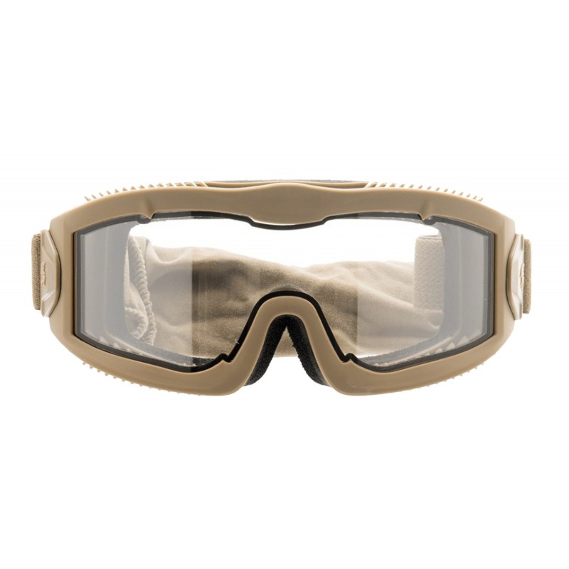 ABZAV|Goggels AERO Series Thermal Tan Clear Lens Lancer Tactical