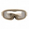 ABZAV|Goggels AERO Series Thermal Tan Clear Lens Lancer Tactical