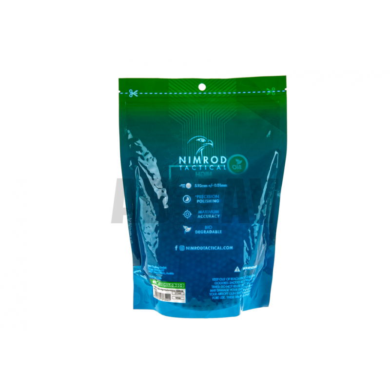 ABZAV|0.25g Bio BB High Performance 4000rds White Nimrod
