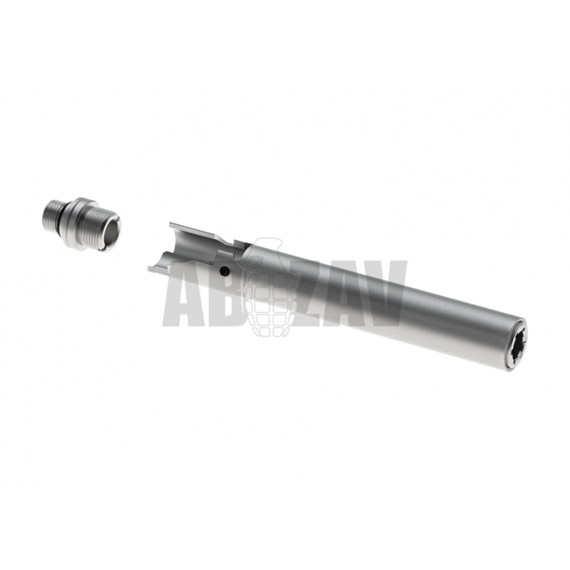 ABZAV|Hi-Capa D.O.R. Fixed Two Way Outer Barrel Silver Laylax