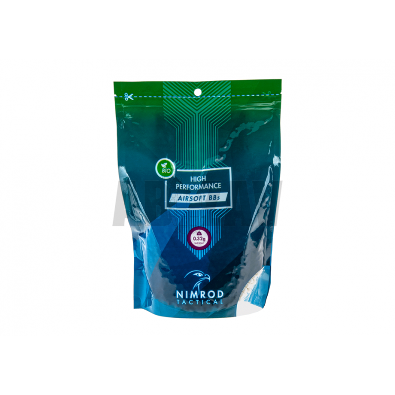 ABZAV|0.32g Bio BB High Performance 3125rds White Nimrod