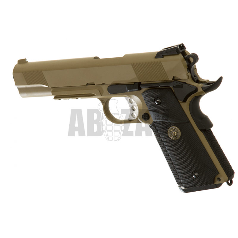 ABZAV|M1911 MEU Tactical Full Metal GBB Desert WE