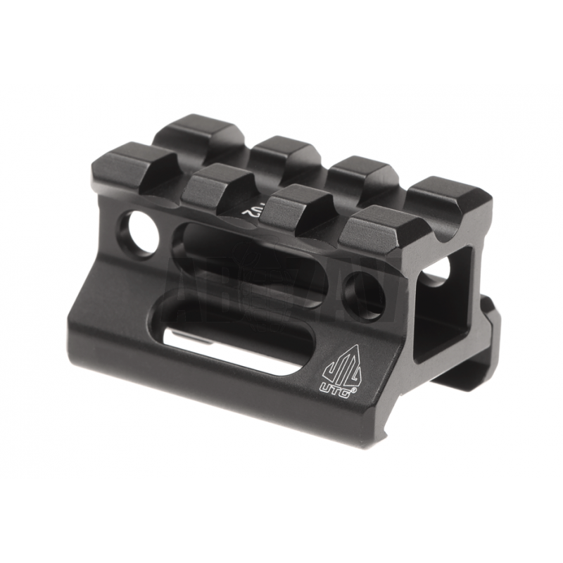 ABZAV|Universal Super Slim Riser Mount 3 Slot 0.75' Black Leapers