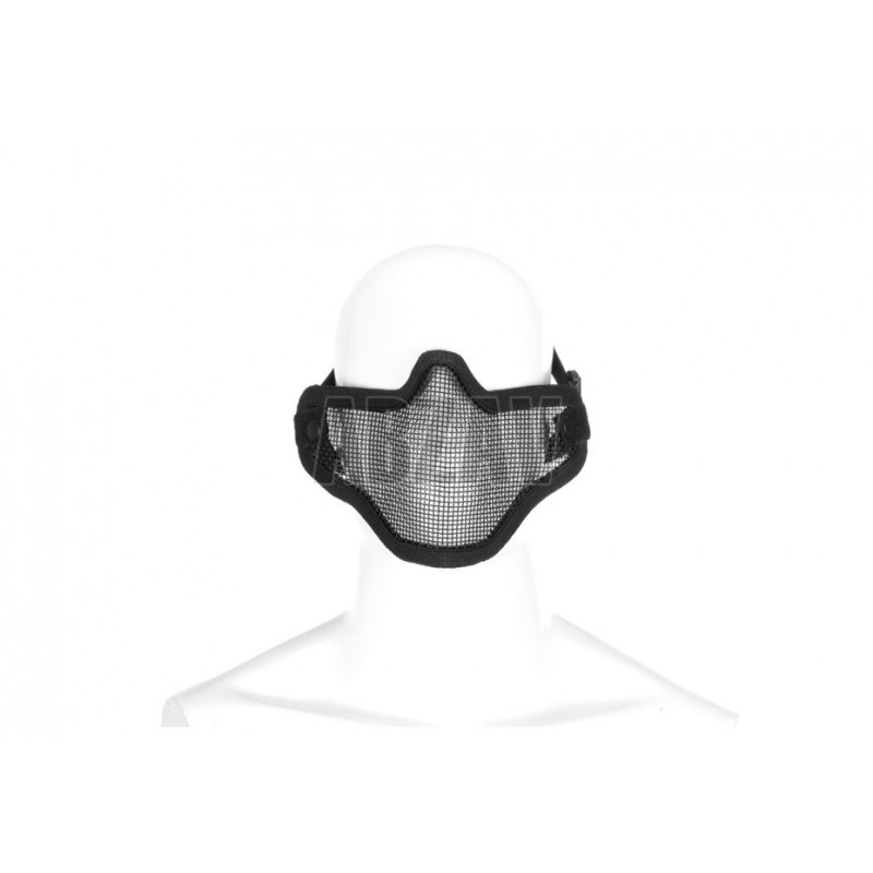 ABZAV|Steel Half Face Mask  Black Invader Gear