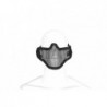 ABZAV|Steel Half Face Mask  Black Invader Gear