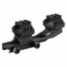 ABZAV|1' Picatinny optics rail mount Black PPS