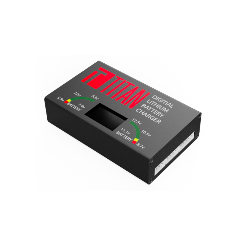 ABZAV|Digital Lithium Battery Charger - EU Plug Titan ABZAV|Digital Lithium Battery Charger - EU Plug Titan