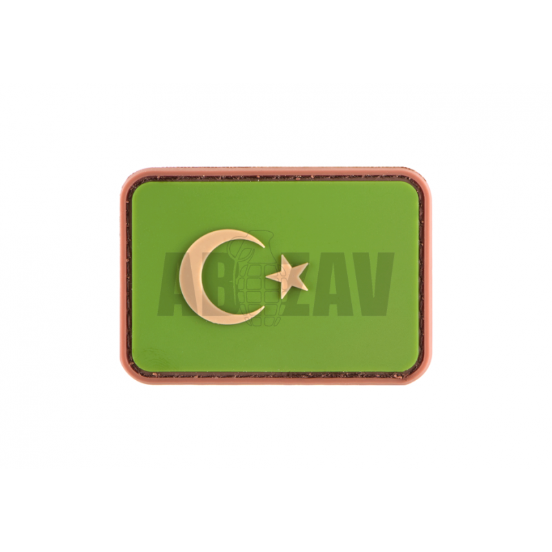 ABZAV|Turkey Flag Rubber Patch Green JTG