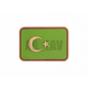 ABZAV|Turkey Flag Rubber Patch Green JTG