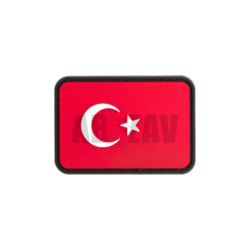 ABZAV|Turkey Flag Rubber Patch Color JTG
