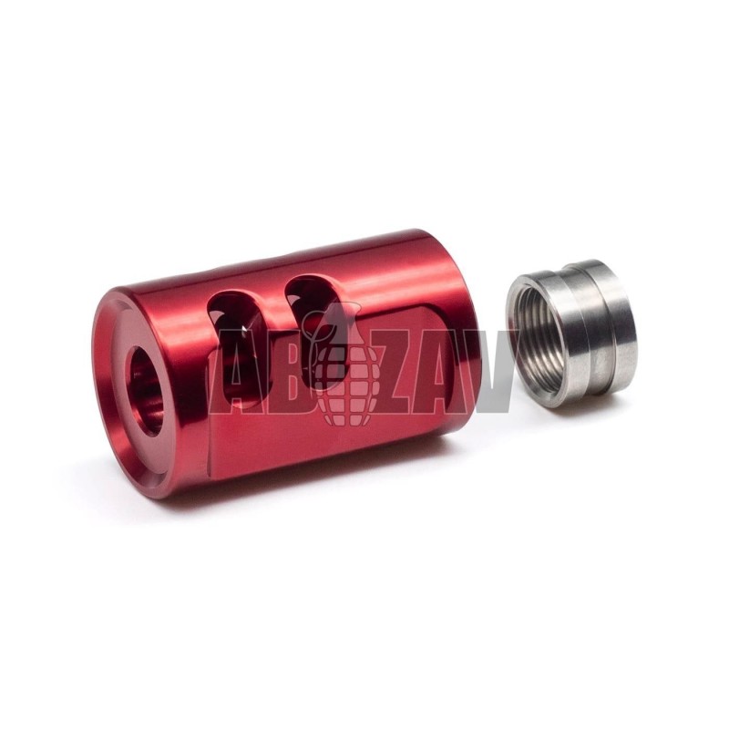 ABZAV|AAP01 Typa-A Compensator 14mm CCW Red TTI Airsoft