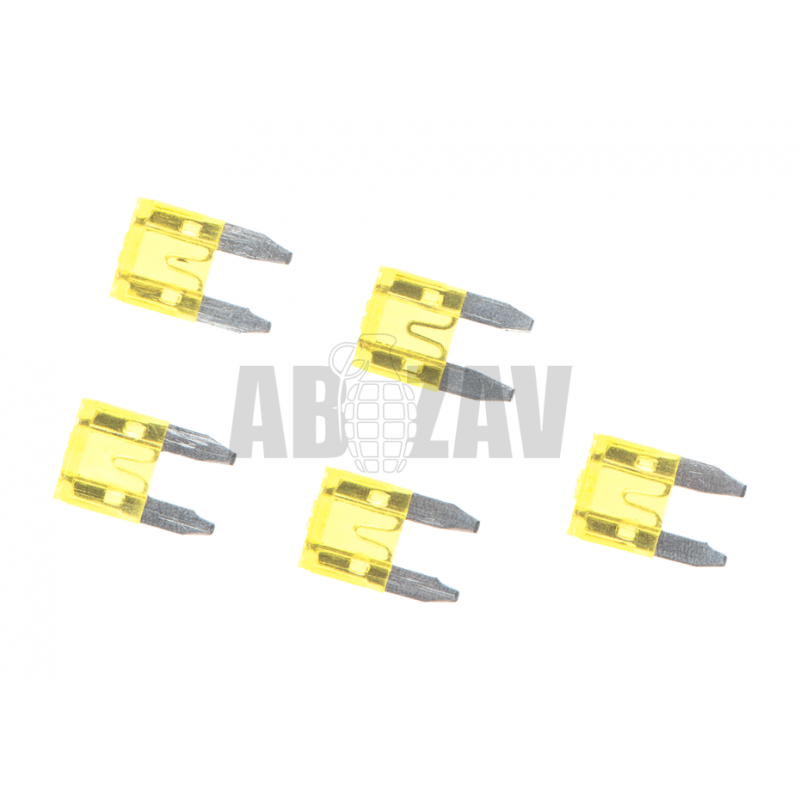 ABZAV|Mini Type Fuse 20A 5pcs Yellow Nimrod