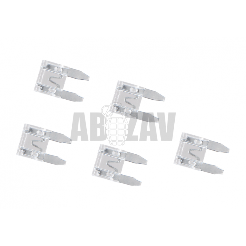 ABZAV|Mini Type Fuse 25A 5pcs Transparent Nimrod