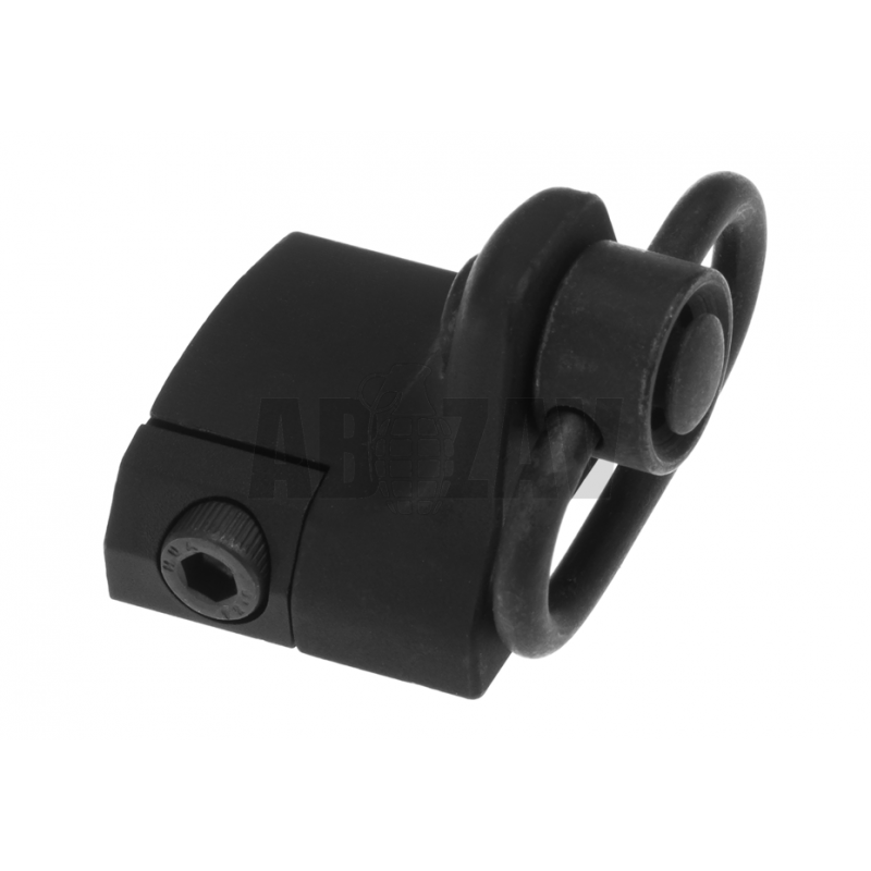 ABZAV|Hand Stop with QD Sling Swivel Black Metal
