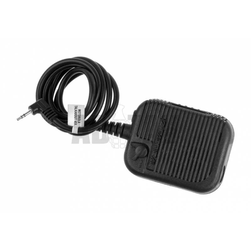 ABZAV|Intercom PTT Motorola 1-Pin Connector Black Z-Tactical