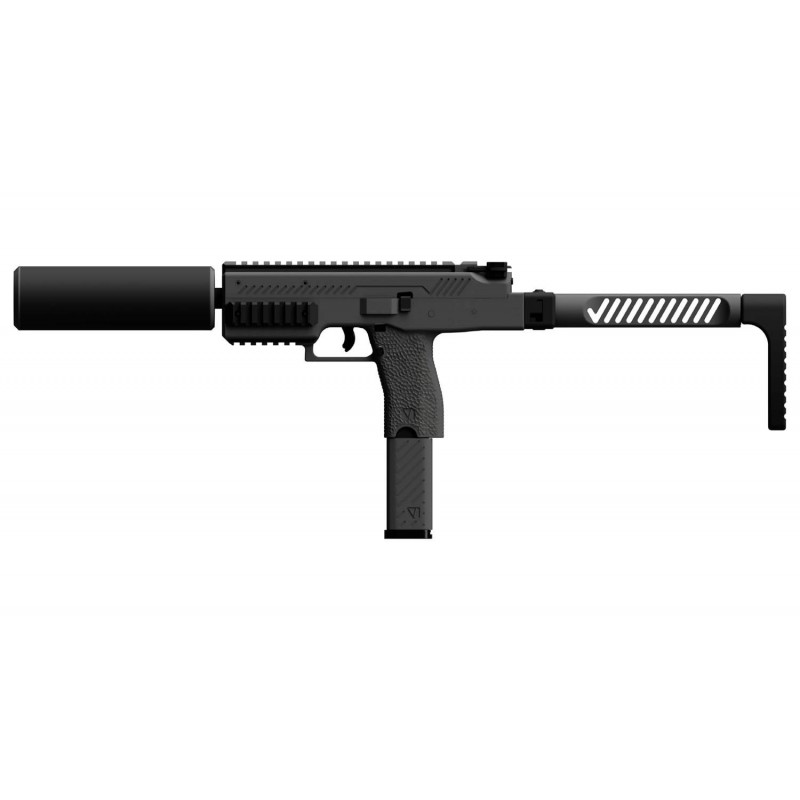 ABZAV|SMG VMP-1X Grey With Silencer Vorsk