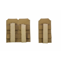 ABZAV|Low Profile Double Pistol Mag Pouch Tan Shadow Elite