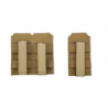 ABZAV|Low Profile Double Pistol Mag Pouch Tan Shadow Elite