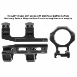 ABZAV|Accu-Sync 30mm Medium Profile 34mm Offset Rings Leapers