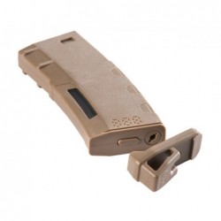 ABZAV|Magazine Mid-cap Speed 130Rds M4 Tan Lancer Tactical