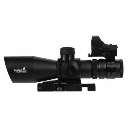 ABZAV|3-9x42 Red & Green scope + 1x30 Red Dot Sight Lancer Tactical
