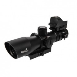 ABZAV|3-9x42 Red & Green scope + 1x30 Red Dot Sight Lancer Tactical