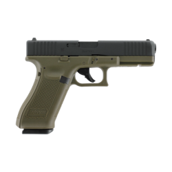 ABZAV|GLOCK 17 Gen5 4.5 mm (.177) BB, CO 3.0 J, Battlefield Green/BK Umarex